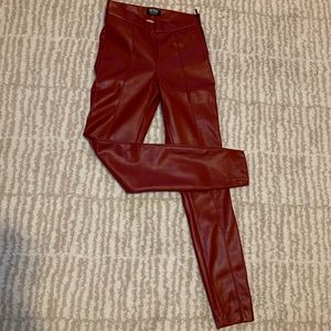 Zara vegan leather pants